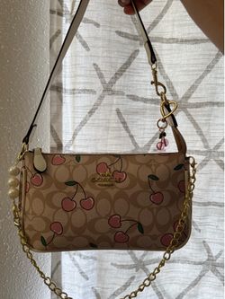 Coach Inspired Handbag Pink Cherry