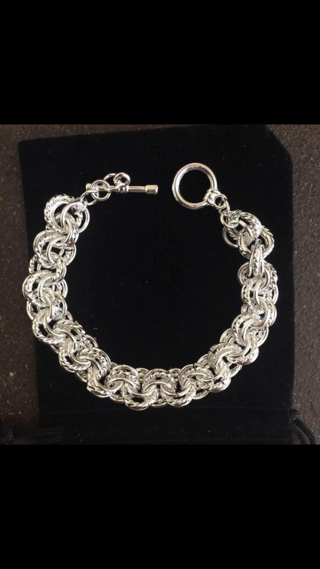 Sterling silver plated bracelet