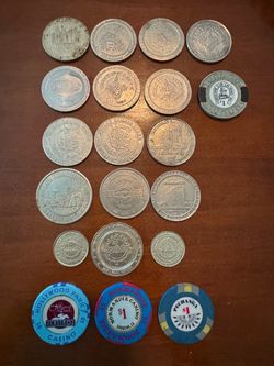Vintage Casino Tokens and Chips Collection