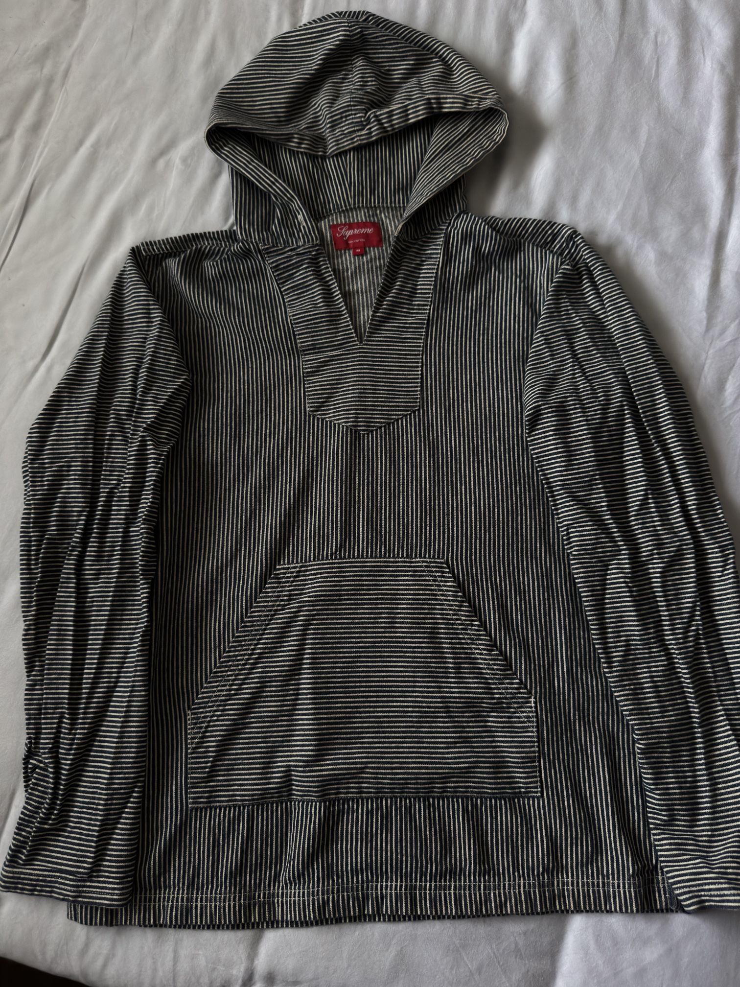 Vintage Supreme Denim Striped Pullover