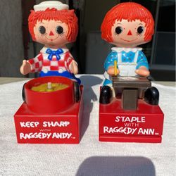 Raggedy Andy & Raggedy Ann Collectible Toys  1975 ?  