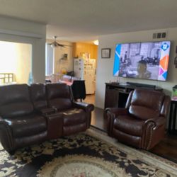 beautifully Leather Sofa Set