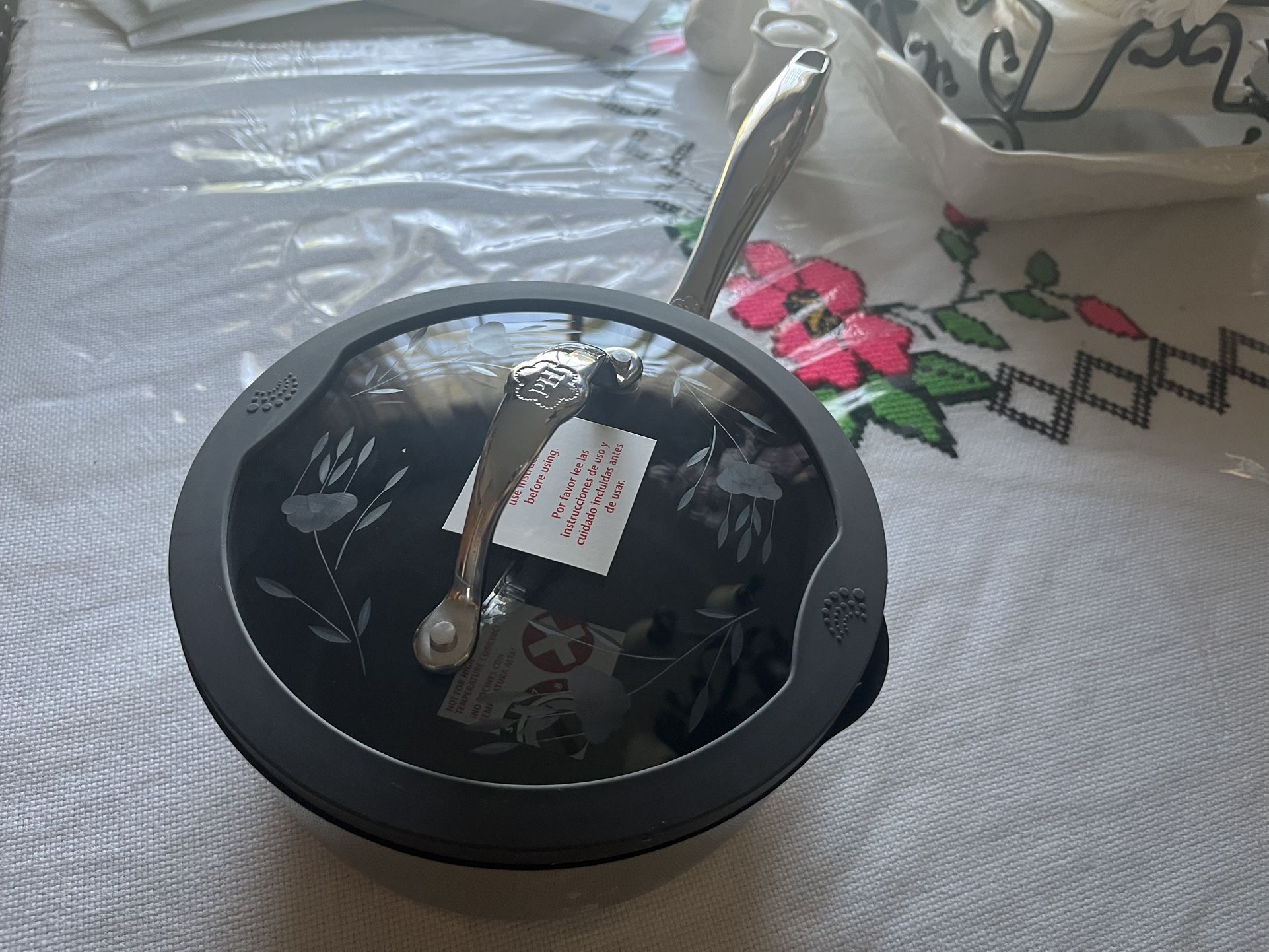 Olla De 1.75 Qt Antiadherente De La Princess Con Tapa Coladora