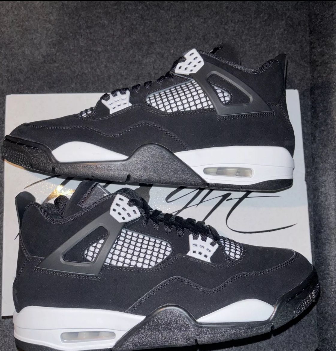 Jordan 4 White Thunder