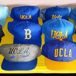 Vintage Vntg 1980s 1990s 2000 Y2K UCLA Bruins Snapback Trucker Hats Fitted Caps Sports Specialties Starter G Cap