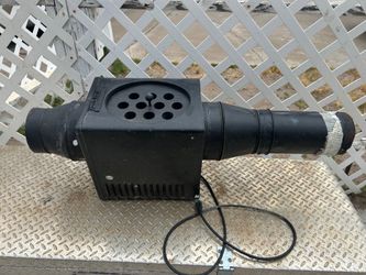 Magic heat in-line stove pipe blower
