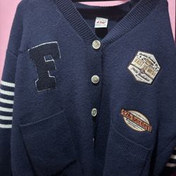 Blue Cardigan Size M Male