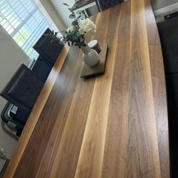 Wood Dining Table With Chairs