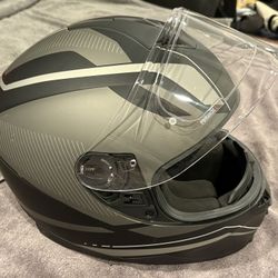 2  Matching  Motorcycle Helmets 