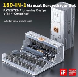 New Precision 180 in 1 Screwdriver Set