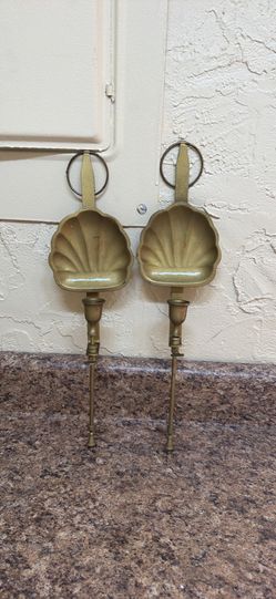 Candelabro bronze solid vintage 1960