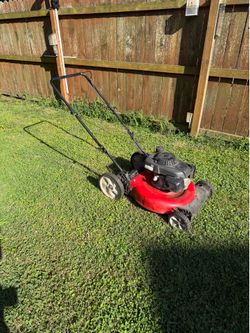 Lawn mower push