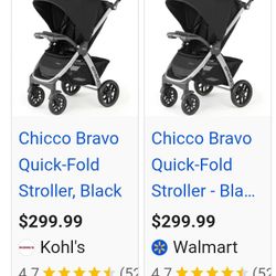 Chicco Bravo Quick-Fold Stroller 
