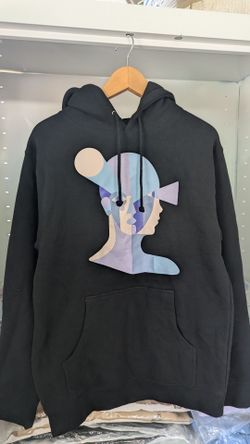 Bauhaus Face Hoodie Black