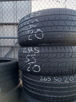 275/55/20 - used tires