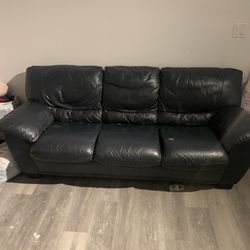 Real Leather Couch 