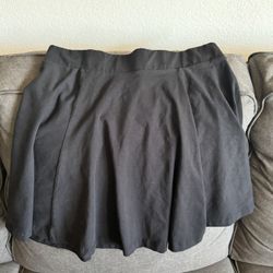 Black Tennis Skirt