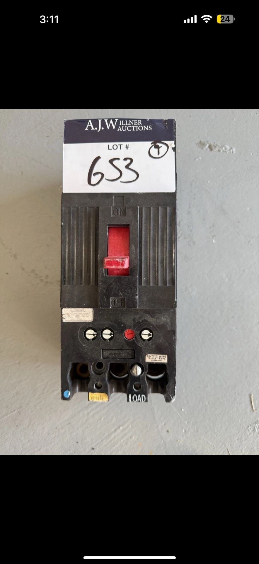 General Electric THFK236F000 Molded Case Circuit Breaker