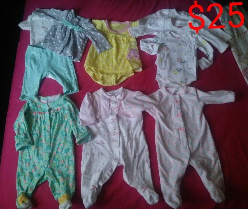 Baby girl clothes.