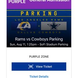 Rams Cowboys Tickets