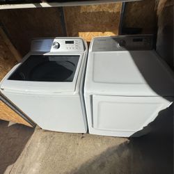 Used Like New Washer Samsung Electric Washer And Dryer Set