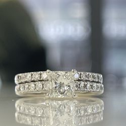 Engagement Ring w/ Wedding Band