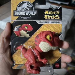Jurassic World Toys Mighty Little Biters ‘Ceratosaurus’ Snap Squad Dinosaur New 2026