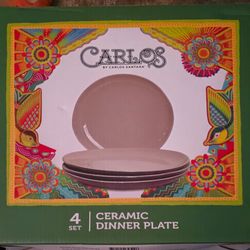 Carlos Santana Dinner Plates