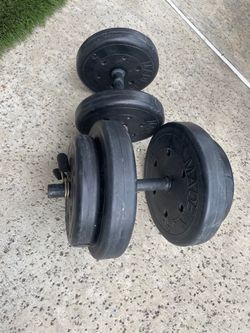 Adjustable Dumbbell Set with Weight Plates