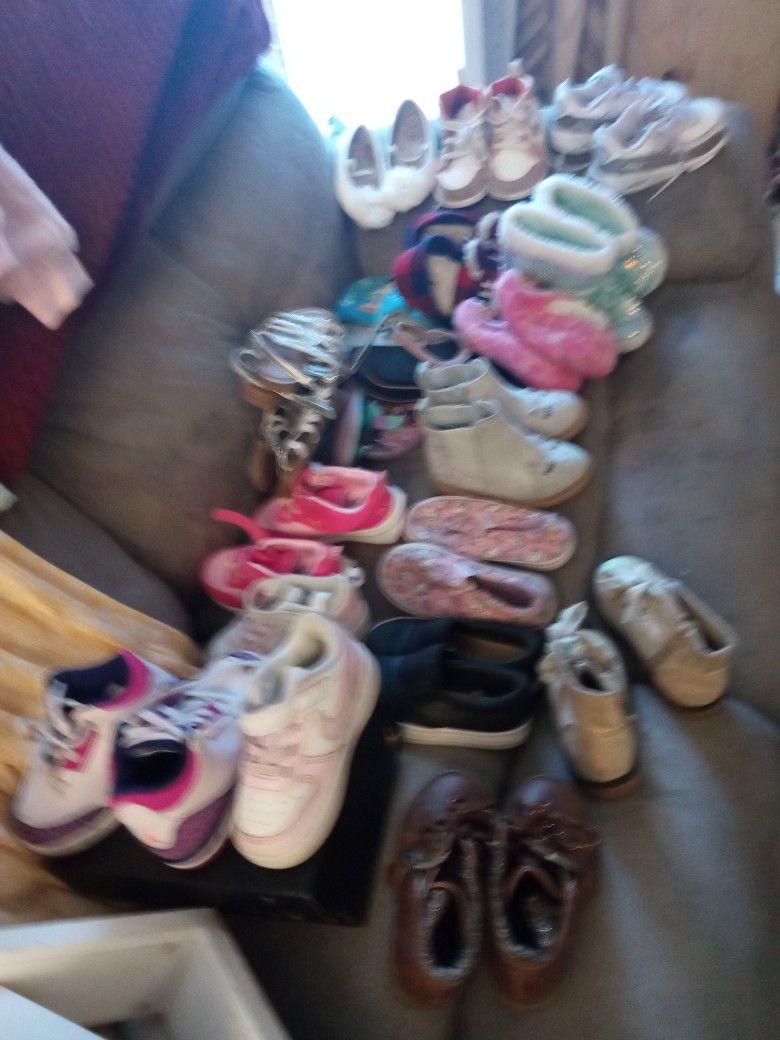 19 Pair Of Toddler Shoes