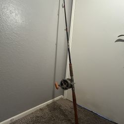 Fishing pole ( Vintage Black Penn Senator 6/0 Reel)
