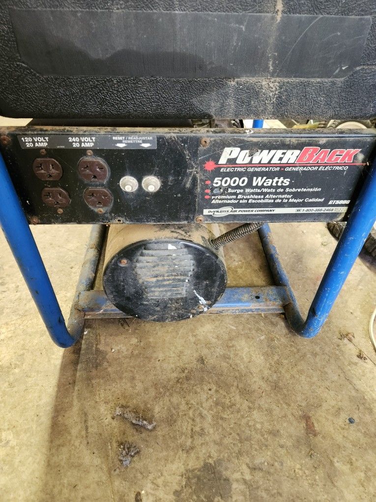 PowerBack 5000 Watt Generator