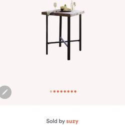 2 Pottery Barn Pub Table Barstool Height Both For $500