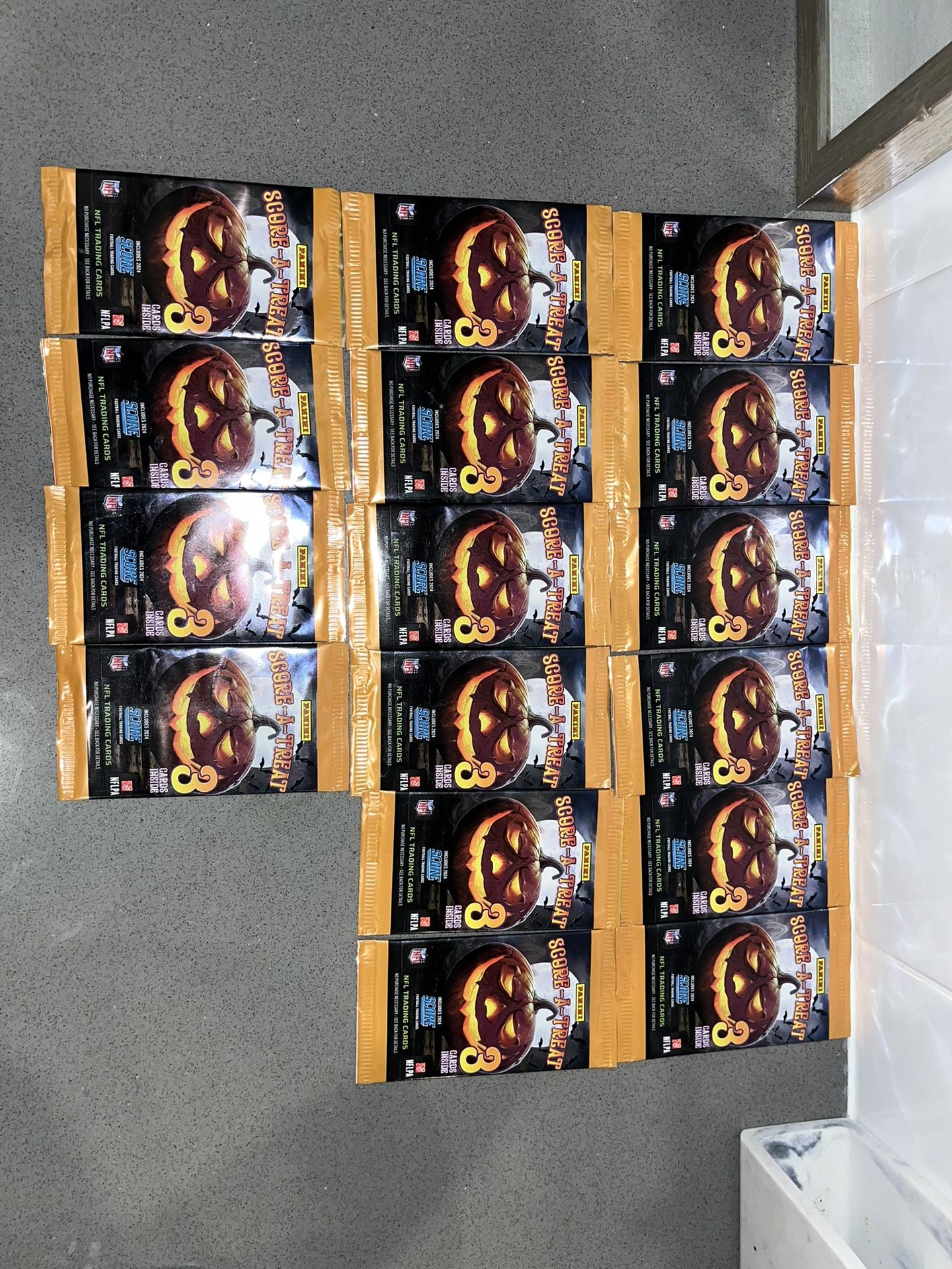 Panini Nfl Score Trading Cards Brand New