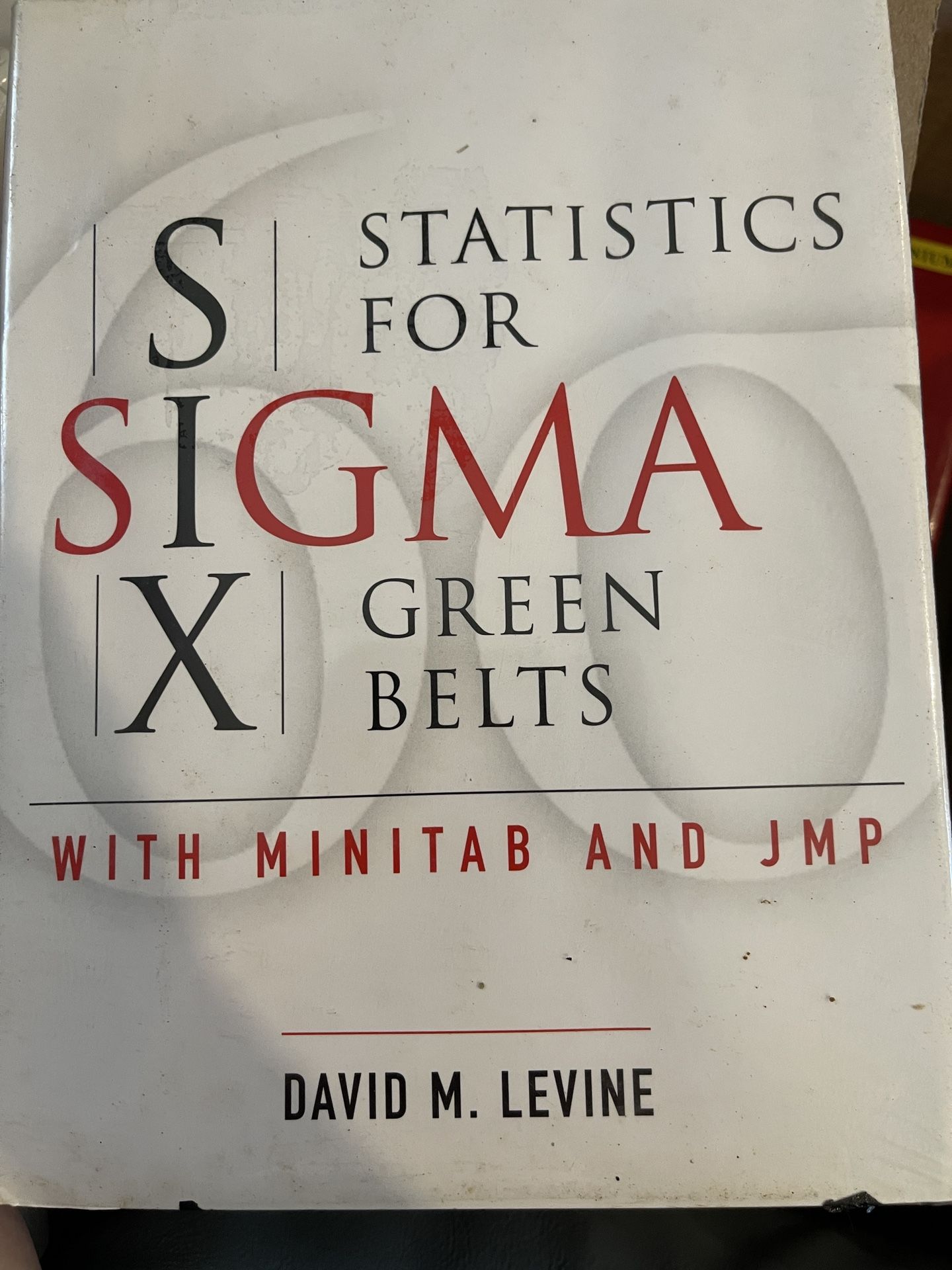 Statistics For Sigma Six Green Belts Hardcover Book