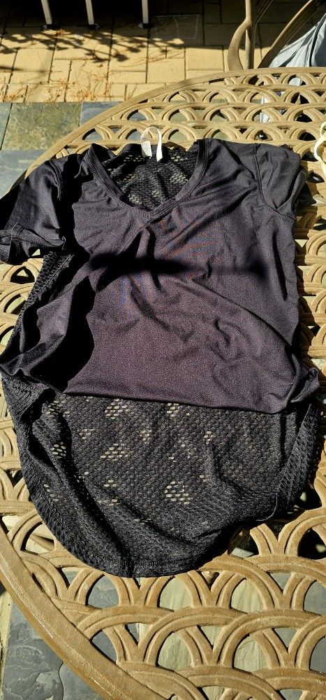 Gym Exercise Large Tshirt See-through Sport