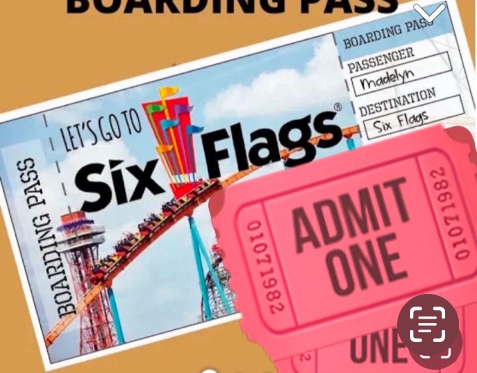 Six Flags Tickets 🎟️