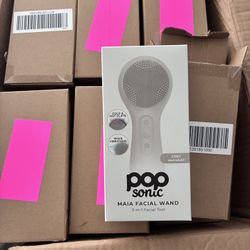 Lot Of 30 Units ,  Brand New Pop Sonic Maia Facial Wand 3-in-1 Facial Tool With Storage Stand 