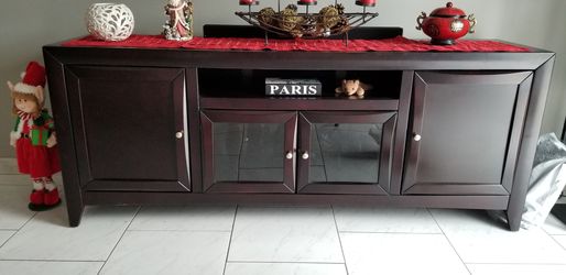 Wooden Flat Screen TV Cabinet