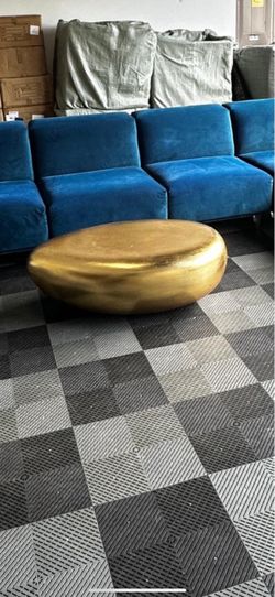 Gold coffee table