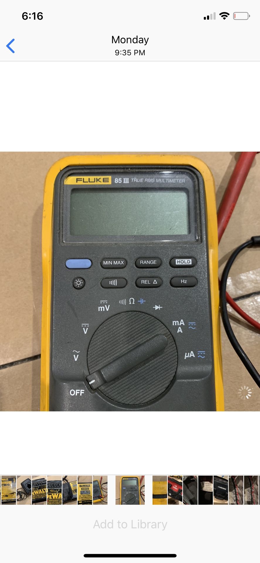 Fluke 85 III True RMS Multimeter