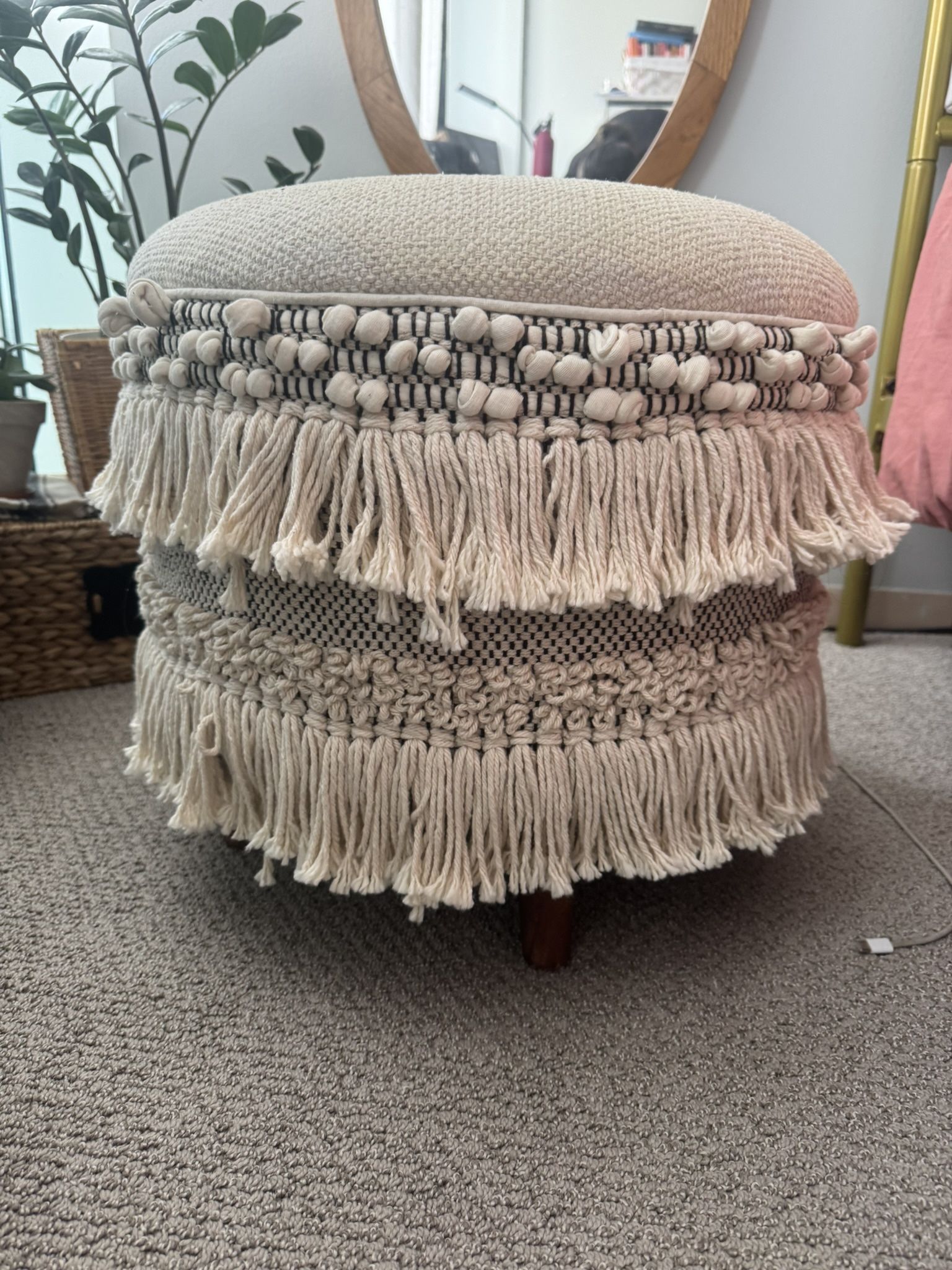 Accent Boho Ottoman