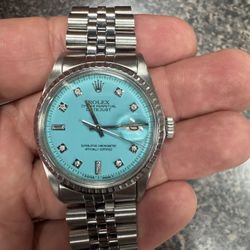 Rolex 1603  With Tiffany Diamond Dial
