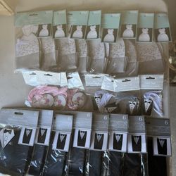 Bride & Groom Favor Boxes (with Paper Tags) 