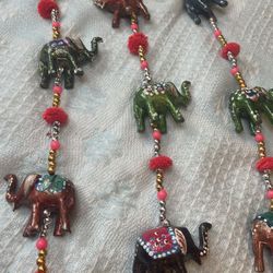 Beautiful Decorative Hanging Door Elephants