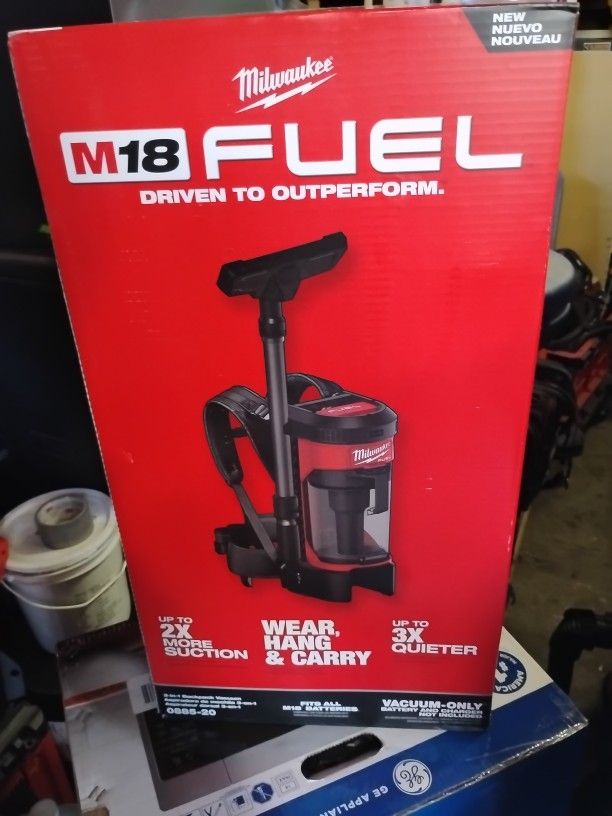 Milwaukee M18 Fuel 3 In 1 Backpack Vacuum