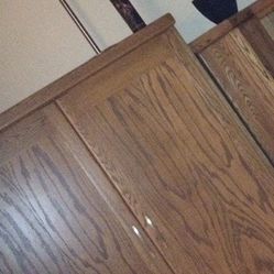 Custom Solid Oak Armoire