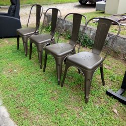 ** 4 METAL DINING CHAIRS** $110 OBO 