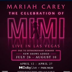 Mariah Carey Best offer! Tix Worth $211
