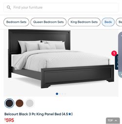 QUEEN SERTA MEMORY FOAM MATTRESS w/ box spring and MAHAGONY DESIGNER BED FRAME
